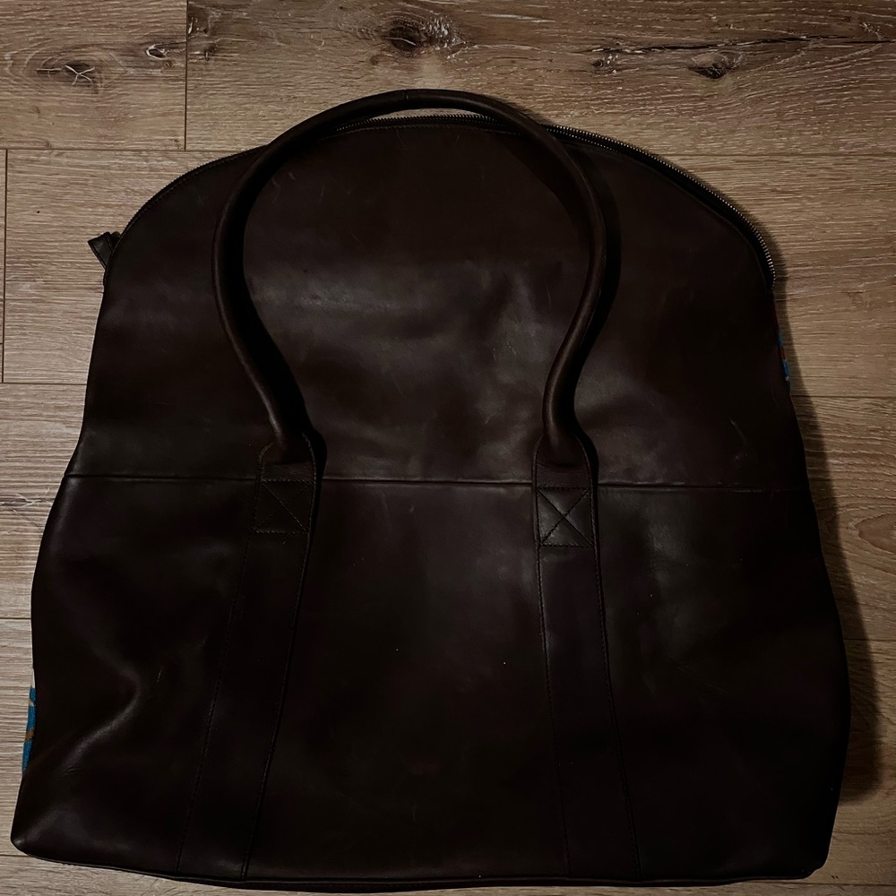 Pendleton Weekender Leather Tote Bag - image 4